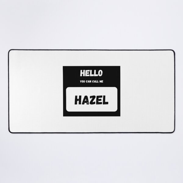 Item preview, Hello you can call me HAZEL Stylish Black Letter Edition designed and sold by IssaraStudio.