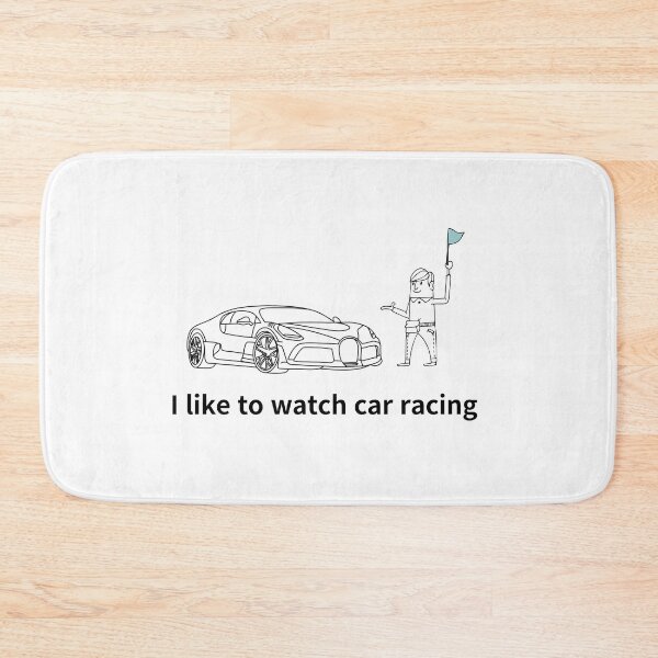 Item preview, I like to watch car racing designed and sold by zzzozzo.
