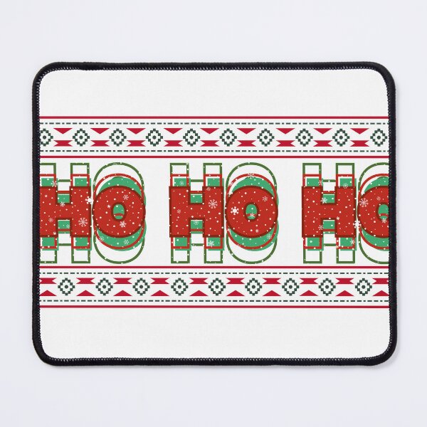 Item preview, Ho Ho Ho Christmas Design - Santa's Festive Greeting designed and sold by BKPrintDesing.