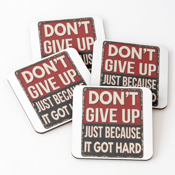 Item preview, Never give up  designed and sold by LightWhale.
