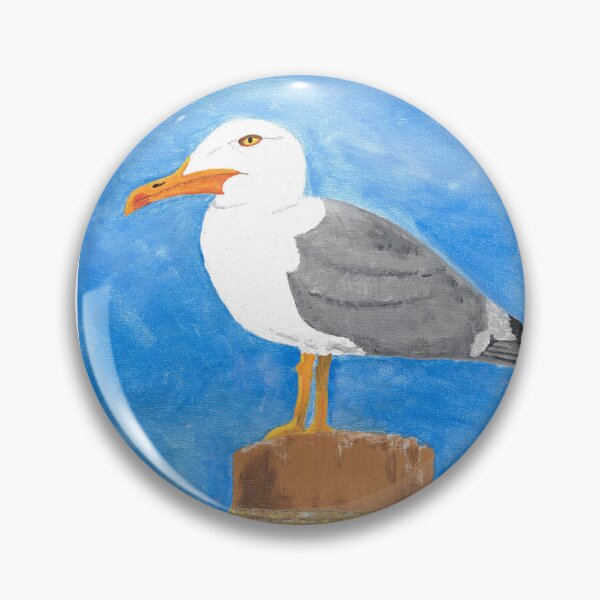 Item preview, Seagull on the bollard designed and sold by Sandra  Steinke.