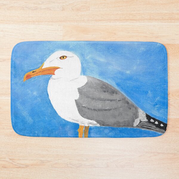 Item preview, Seagull on the bollard designed and sold by Sandra  Steinke.