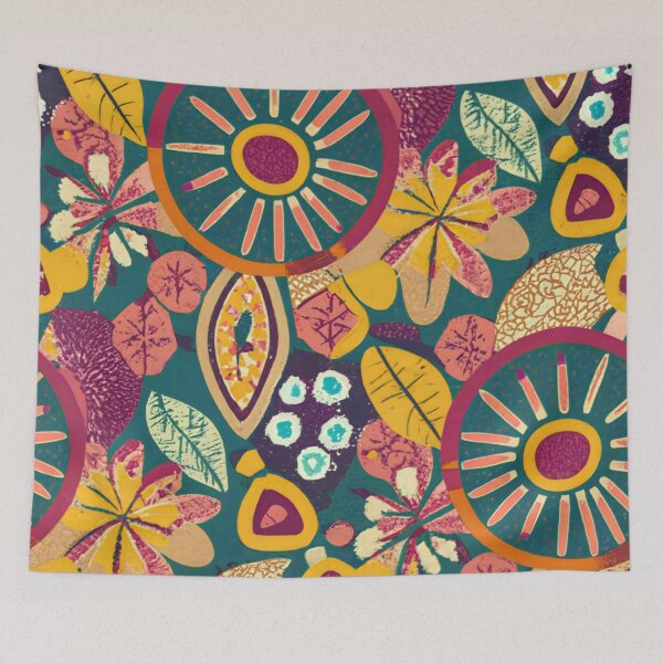 Aperçu de l'œuvre Riche héritage du motif Batik africain créée et vendue par Tamas Das.