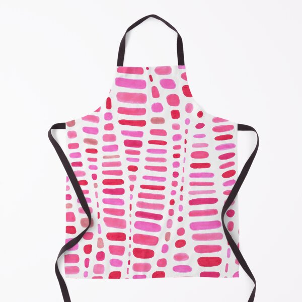 Item preview, Columns of Organic Ovals and Rectangles in Reds and Pinks designed and sold by inklets.