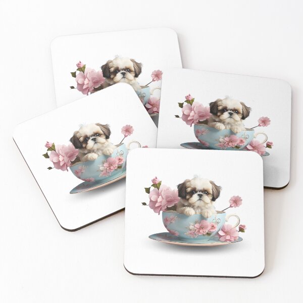 Item preview, Shih Tzu in a Teacup designed and sold by NickTaroDesign.