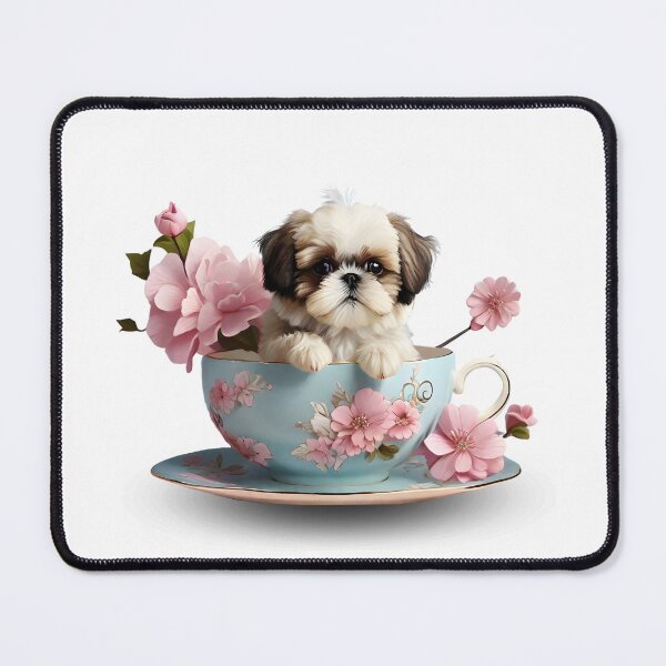 Item preview, Shih Tzu in a Teacup designed and sold by NickTaroDesign.