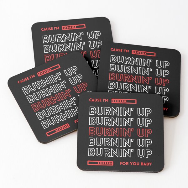 Item preview, Cause I'm Burnin' Up For You Baby! | Black Background designed and sold by EngkyEngky.