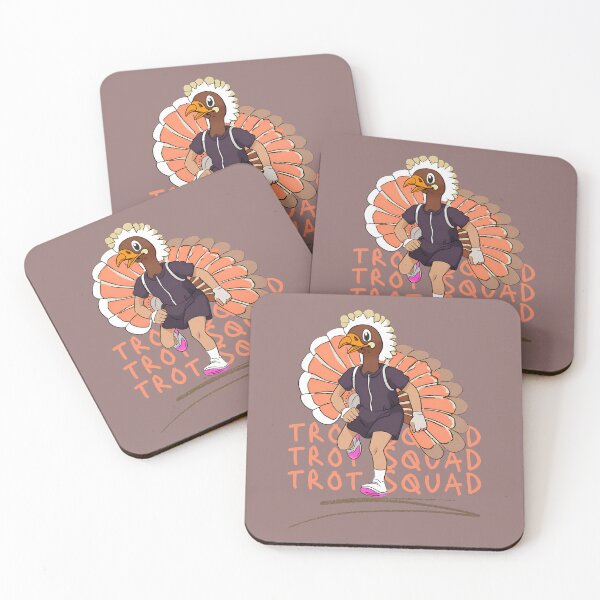 Item preview, Cartoon Turkey runner Trot Squad Turkey Trot designed and sold by VieBelieve.