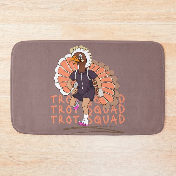 Item preview, Cartoon Turkey runner Trot Squad Turkey Trot designed and sold by VieBelieve.