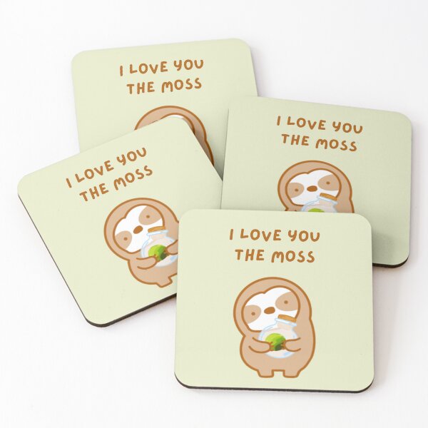 Item preview, I Love You the Most Moss Sloth  designed and sold by theslothinme.