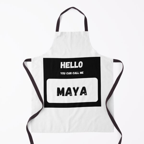 Item preview, Hello you can call me MAYA Stylish Black Letter Edition designed and sold by IssaraStudio.