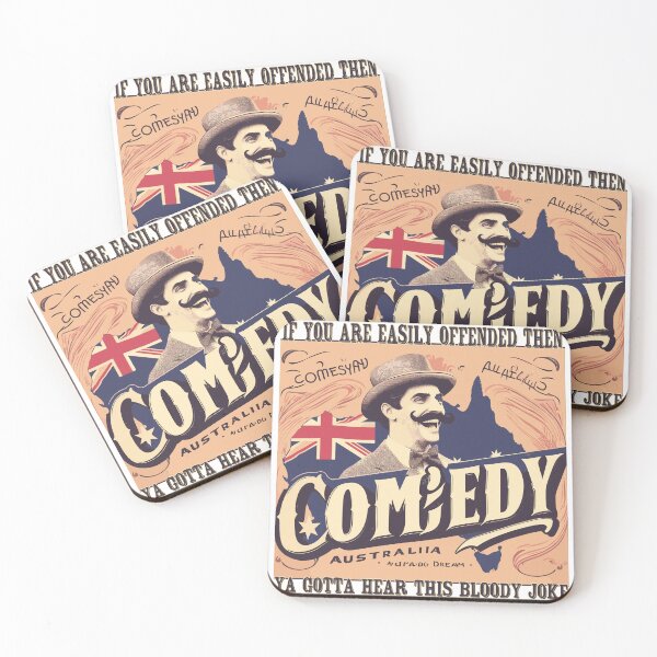 Item preview, Comedy Australia (If You're Easily Offended Then) designed and sold by Takin-Thepiss.