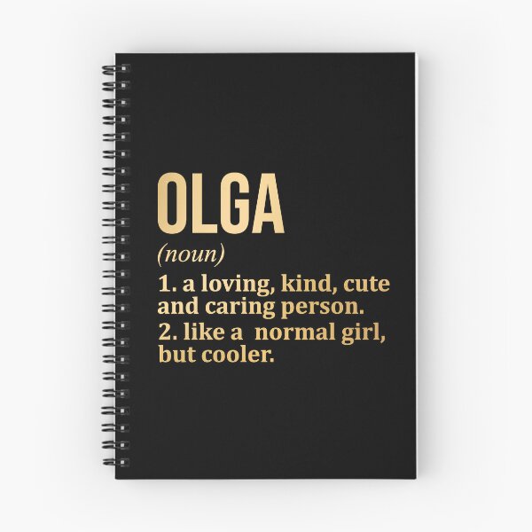 Item preview, Olga Name Definition in Gold designed and sold by XCIV.