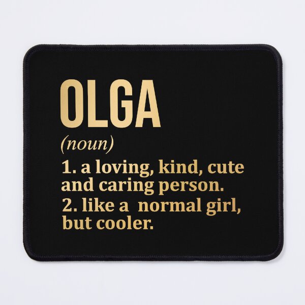 Item preview, Olga Name Definition in Gold designed and sold by XCIV.