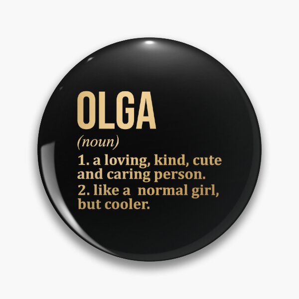 Item preview, Olga Name Definition in Gold designed and sold by XCIV.