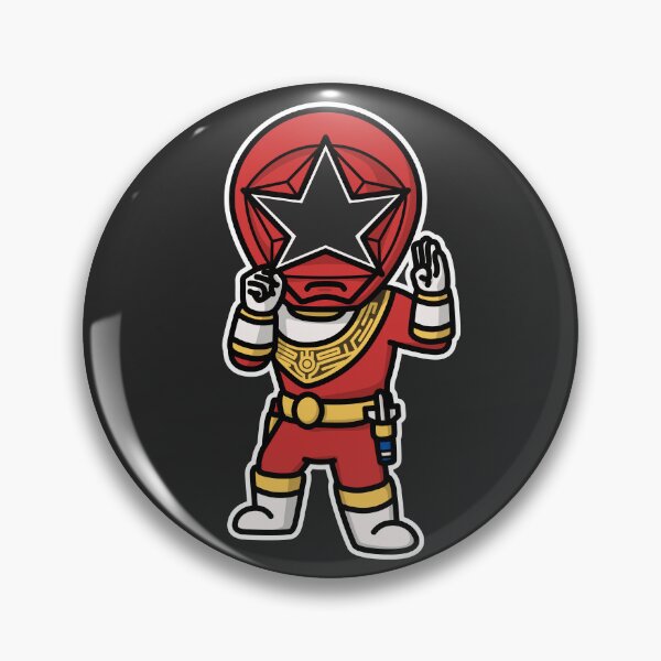 Artikelvorschau, OhRed Chouriki Sentai Ohranger Chibi Kawaii Style entworfen und verkauft von mattzwug-draws.