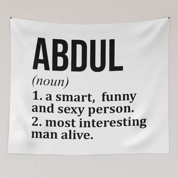 Item preview, Abdul Name Definition designed and sold by XCIV.