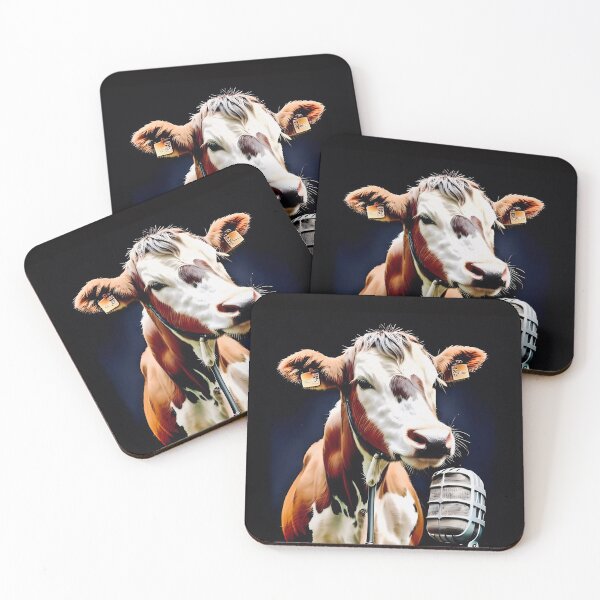 Item preview, Melodious Serenade: Charming and Melodic Little Cow designed and sold by ArtstageAsia.