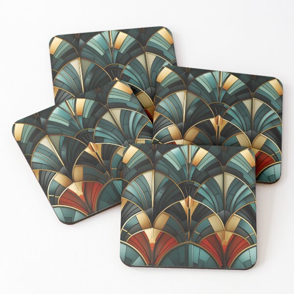 Item preview, Art Deco Nautical Pattern: Geometric Elegance No.2 designed and sold by Laerguldir.
