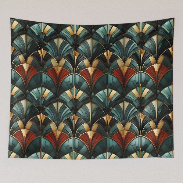 Item preview, Art Deco Nautical Pattern: Geometric Elegance No.2 designed and sold by Laerguldir.