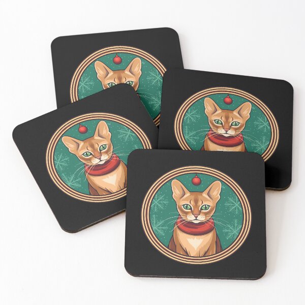 Item preview, Abyssinian Cat Xmas, Love Cats designed and sold by Logiamerch.