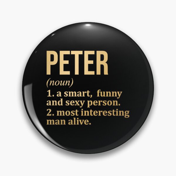 Item preview, Peter Name Definition in Gold designed and sold by XCIV.