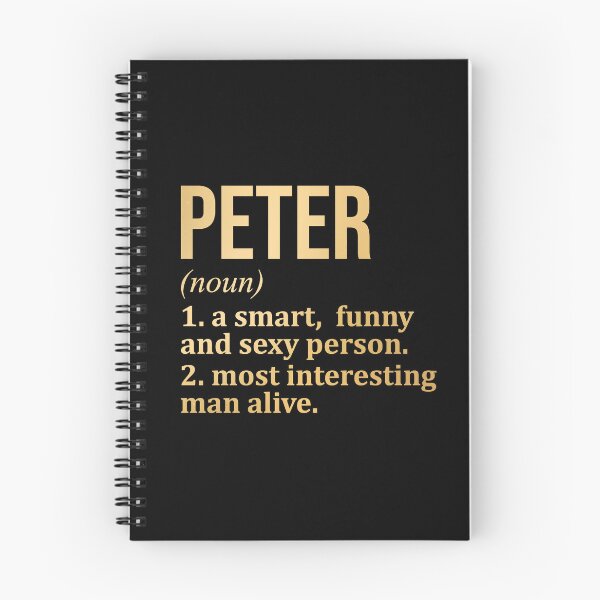 Item preview, Peter Name Definition in Gold designed and sold by XCIV.