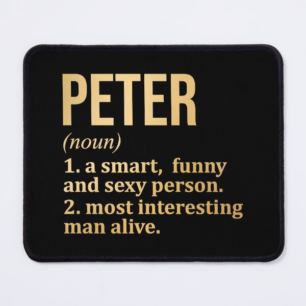 Item preview, Peter Name Definition in Gold designed and sold by XCIV.