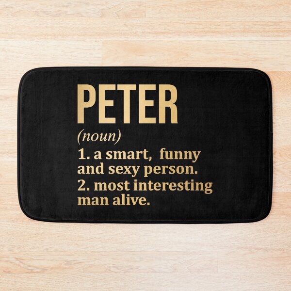 Item preview, Peter Name Definition in Gold designed and sold by XCIV.