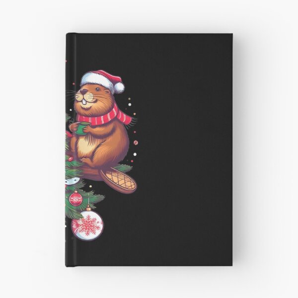 Item preview, Funny Beavers Christmas Tree Gift Funny Christmas Beaver designed and sold by GalaxyGraffiti.