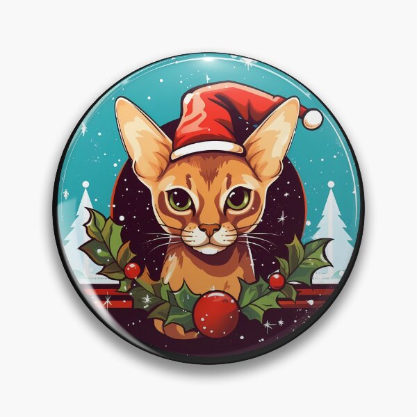 Item preview, Abyssinian Cat Xmas, Love Cats designed and sold by Logiamerch.
