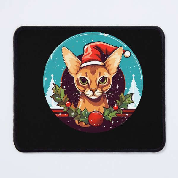 Item preview, Abyssinian Cat Xmas, Love Cats designed and sold by Logiamerch.