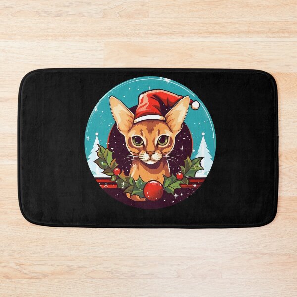 Item preview, Abyssinian Cat Xmas, Love Cats designed and sold by Logiamerch.