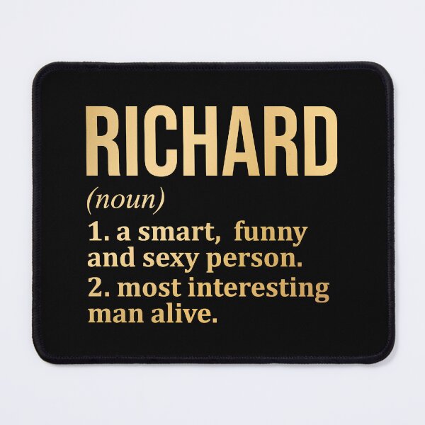 Item preview, Richard Name Definition in Gold designed and sold by XCIV.