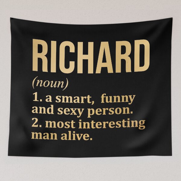 Item preview, Richard Name Definition in Gold designed and sold by XCIV.