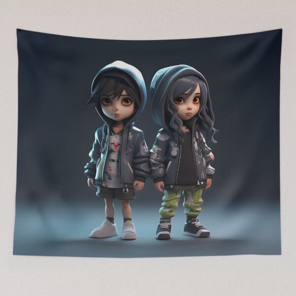 Item preview, Nebula Warriors: Leo and Lina designed and sold by SilverlynDraws.