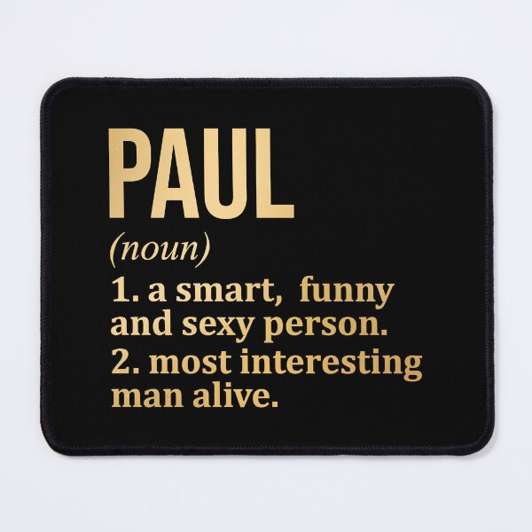 Item preview, Paul Name Definition in Gold designed and sold by XCIV.