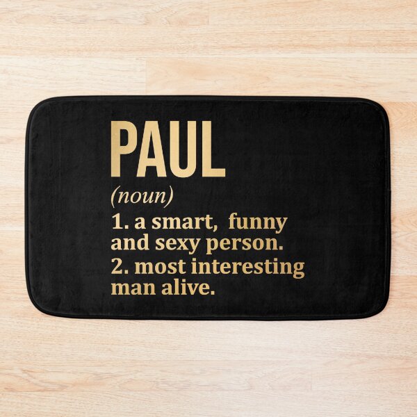 Item preview, Paul Name Definition in Gold designed and sold by XCIV.