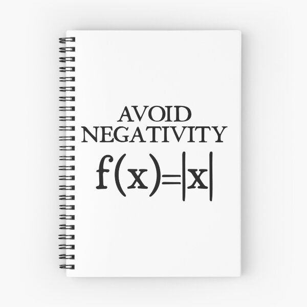 Item preview, Avoid Negativity T-Shirt & Stickers - Math Joke School designed and sold by StrangeStreet.