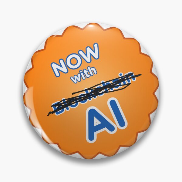 Item preview, ¡Ahora con IA, no blockchain! designed and sold by eigenmagic.