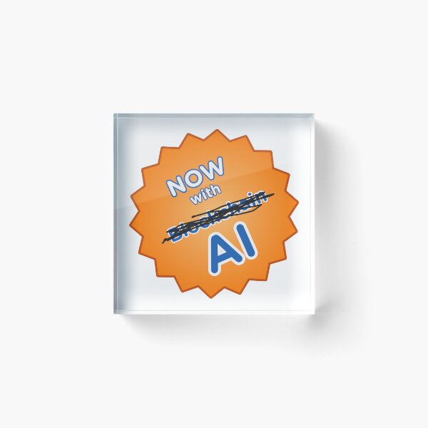 Item preview, Now with AI, not blockchain! designed and sold by eigenmagic.