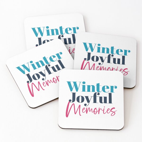 Item preview, Winter Joyful Memories: Festive Holiday Quotes designed and sold by FlinArt.