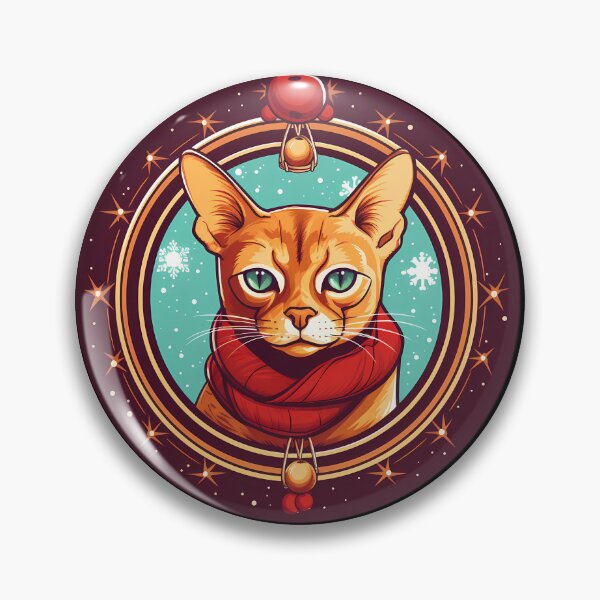 Item preview, Abyssinian Cat Xmas, Love Cats designed and sold by Logiamerch.