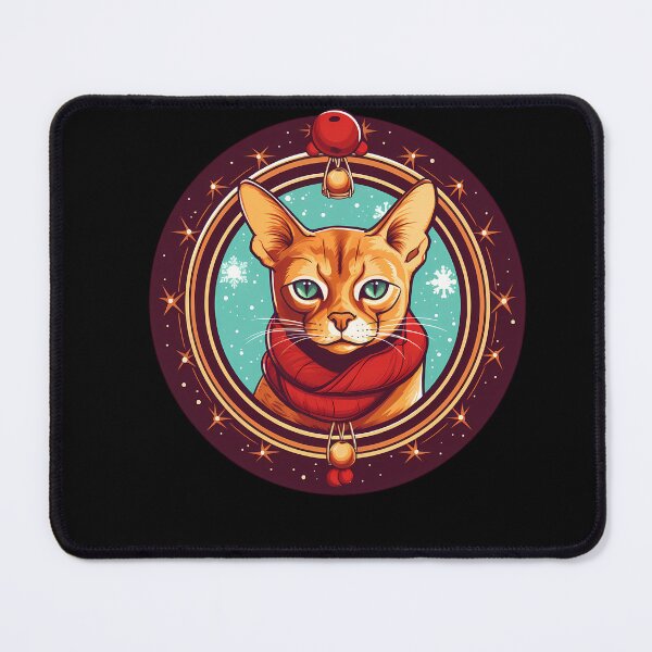 Item preview, Abyssinian Cat Xmas, Love Cats designed and sold by Logiamerch.