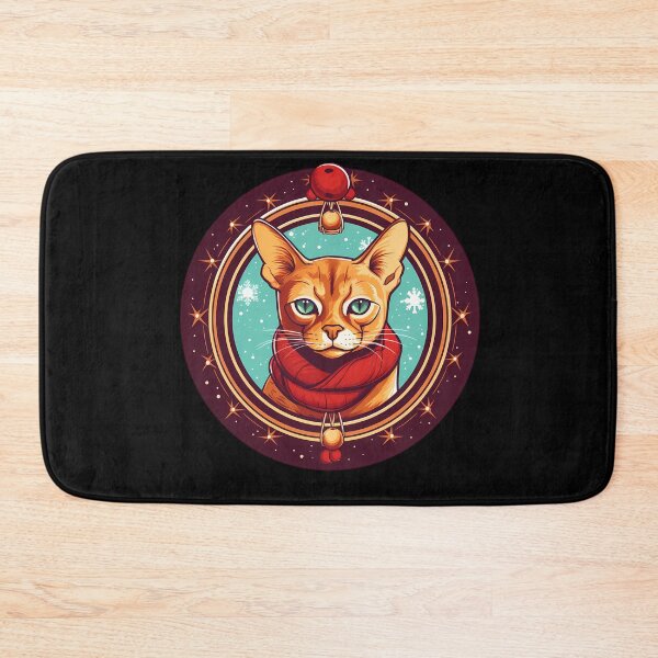 Item preview, Abyssinian Cat Xmas, Love Cats designed and sold by Logiamerch.