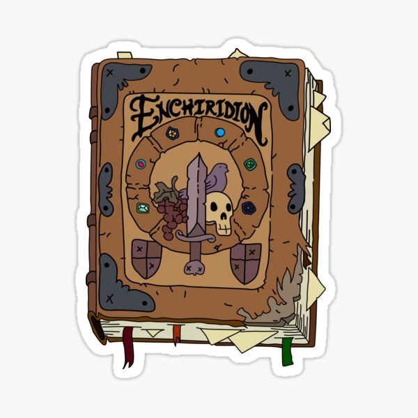 Vista previa del artículo con la obra «Hora de aventuras - libro Enchiridion», diseñado y vendido por Iko's corner.