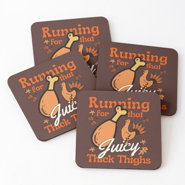 Item preview, Thanksgiving turkey trot. Running for that juicy thick thighs. designed and sold by VieBelieve.