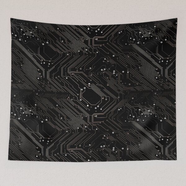 Item preview, Circuit Board Pattern designed and sold by SideSignal.