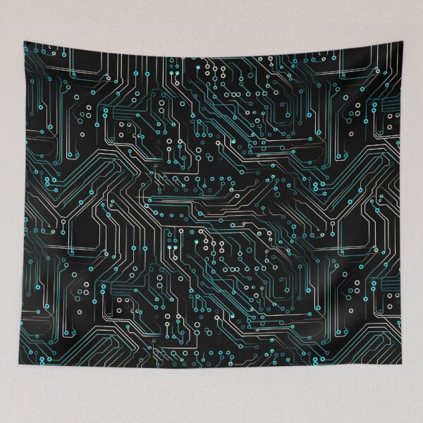 Item preview, Circuit Board Pattern designed and sold by SideSignal.
