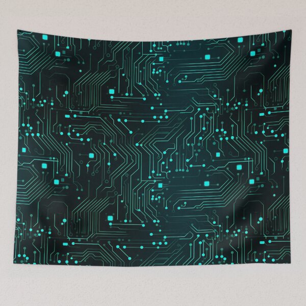 Item preview, Circuit Board Pattern designed and sold by SideSignal.